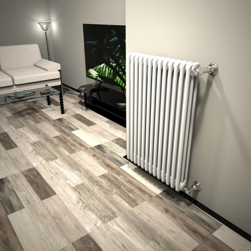 Dl 3 Column Radiator 900x624 White - 2