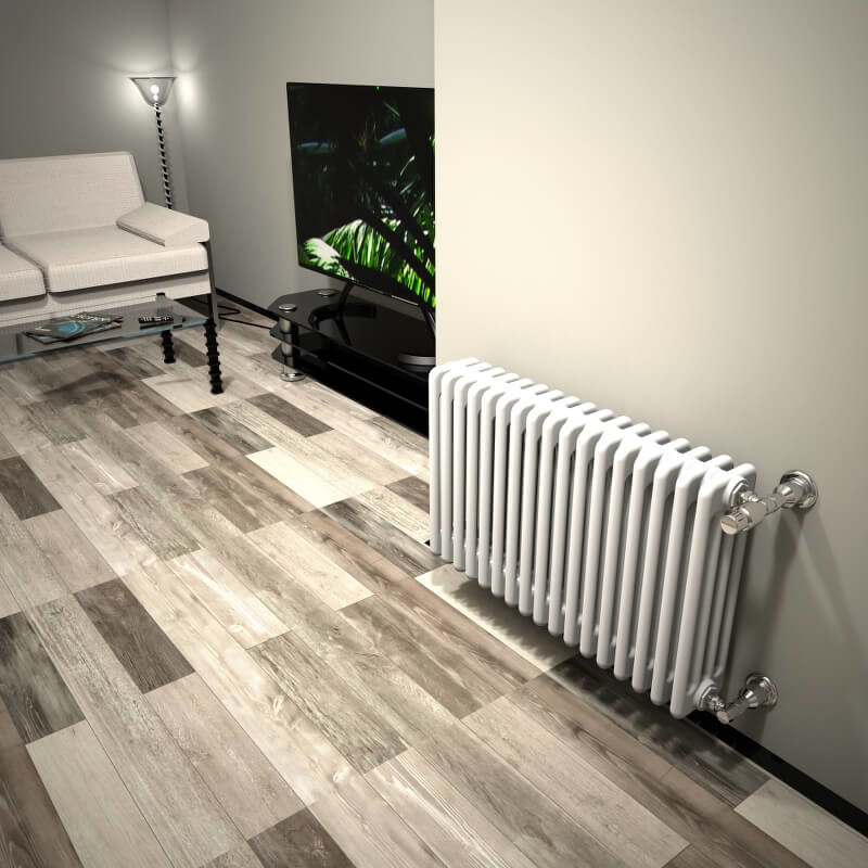 DL 4 Column Radiator 500x808 White - 1