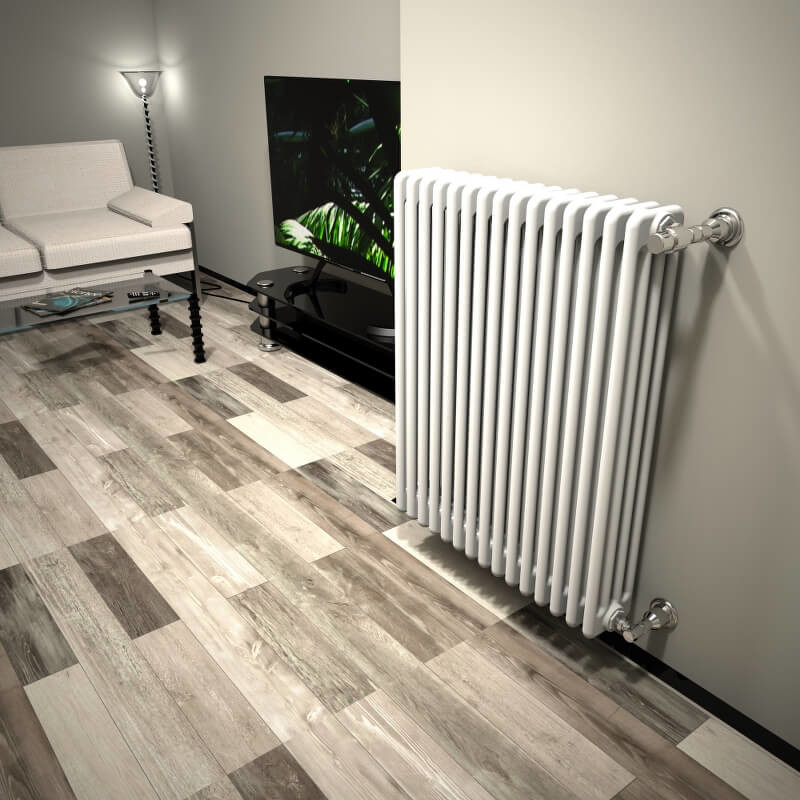 DL 4 Column Radiator 900x716 White - 1