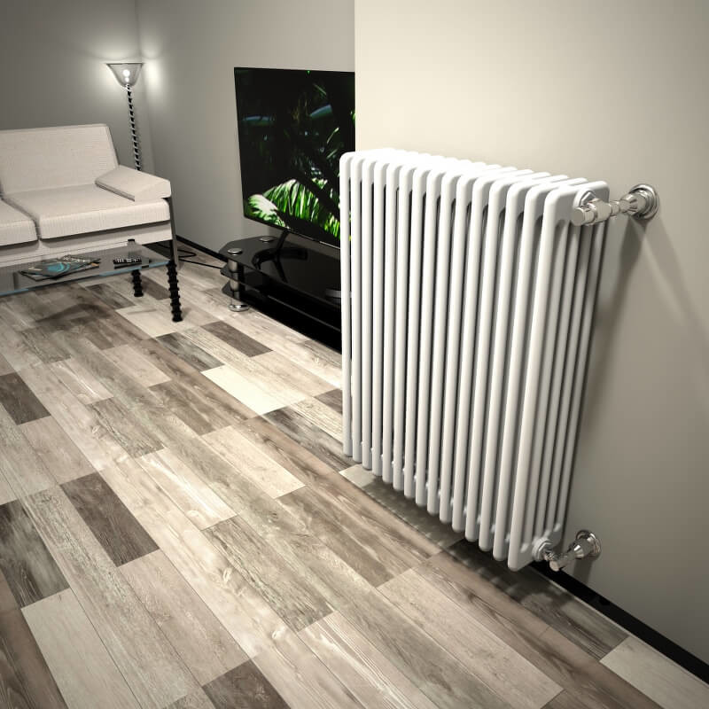 DL 5 Column Radiator 900x716 White - 1