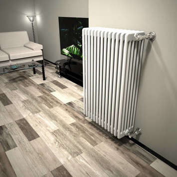 DL 6 Column Radiator 1000x624 White - 2