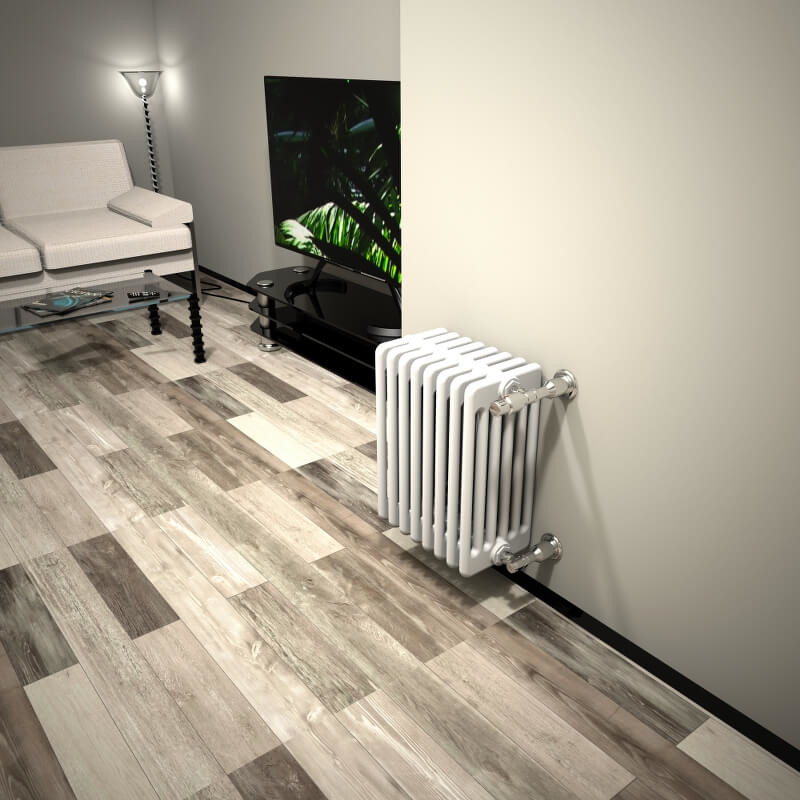 DL 6 Column Radiator 500x394 White - 1