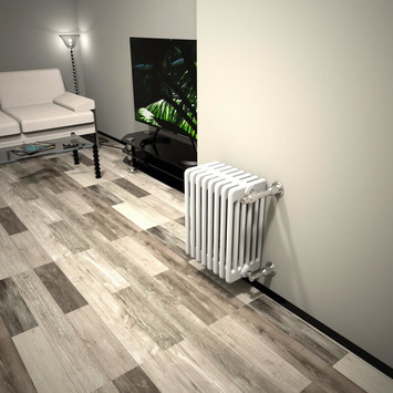DL 6 Column Radiator 500x394 White - 2
