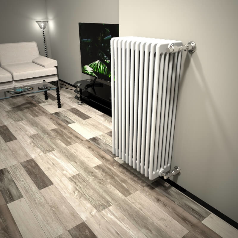 DL 6 Radiateur à Colonne 1000x532 Blanc - 1