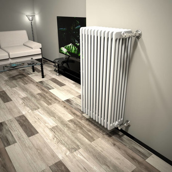 DL 6 Radiateur à Colonne 1000x532 Blanc - 2