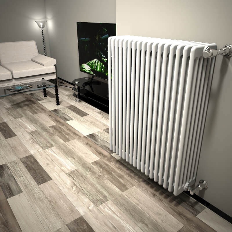 DL 6 Radiateur à Colonne 1000x808 Blanc - 1