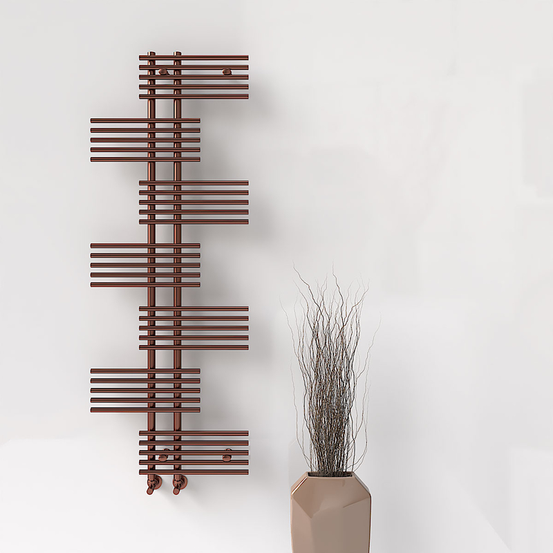 Fiji Decorative Towel Rail 650x1762 Copper