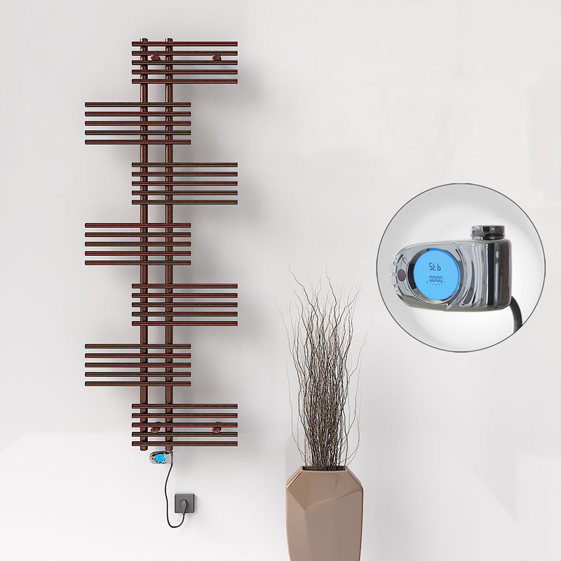 Fiji Elektrikli Havlupan 650x1762 Bakır Eskitme (Musa Termostat) 600W 