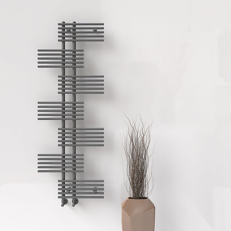 Fiji Sèche-serviettes Décoratif 650x1762 Anthracite 