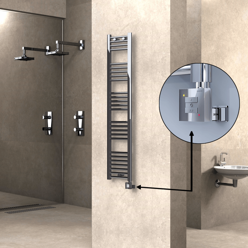 Haiti Sèche Serviettes Electrique 300x1500 Chrome Ktx1 300 Watt