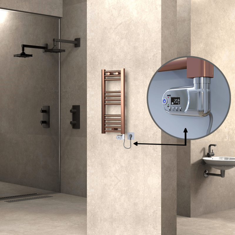 Haiti Elektrikli Havlupan 300x700 Bakır Eskitme (Thesis Termostat) 200W 