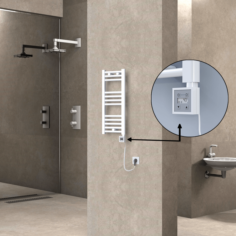 Haiti Sèche Serviettes Electrique 300x700 Blanc Ktx3 200 Watt Câble en spirale
