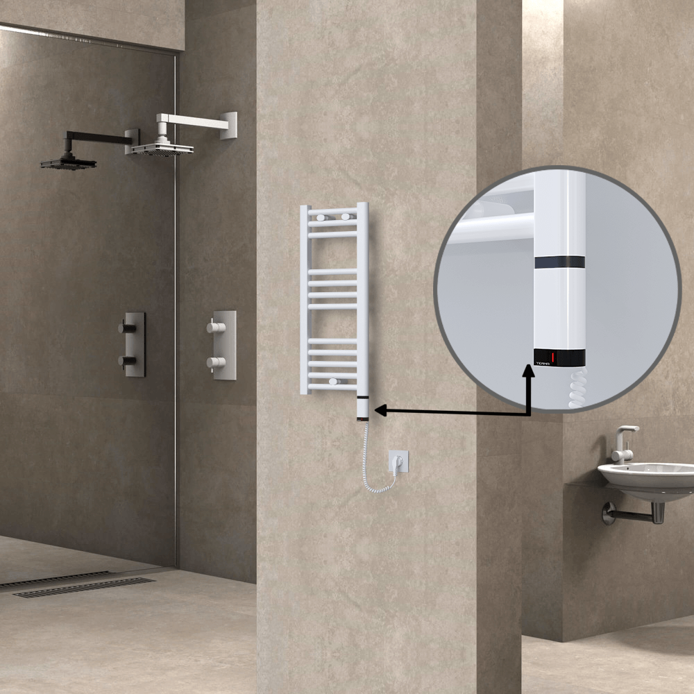 Haiti Elektrikli Havlupan 300x700 Beyaz (OneD On/Off ) Sağ 200W - 1