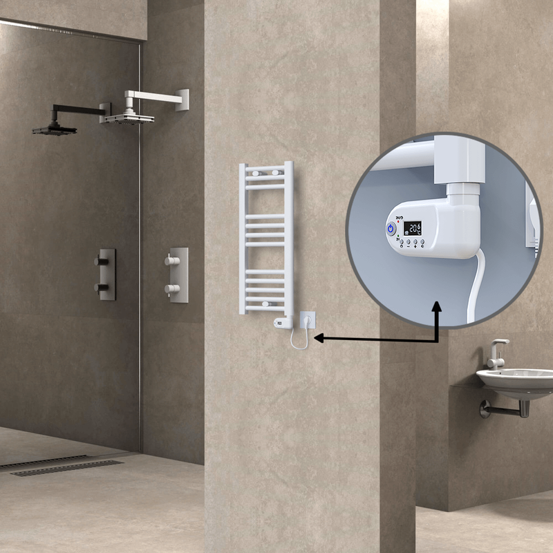 Haiti Elektrikli Havlupan 300x700 Beyaz (Thesis Termostat) 200W 