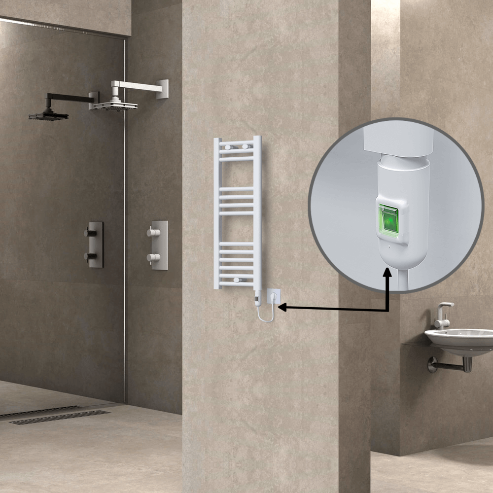 Haiti Elektrikli Havlupan 300x800 Beyaz (On/Off Düğmeli) 200W - 1