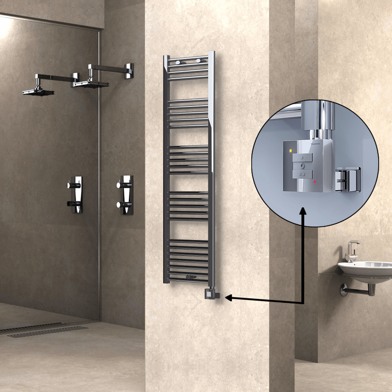 Haiti Sèche Serviettes Electrique 400x1500 Chrome Ktx1 300 Watt