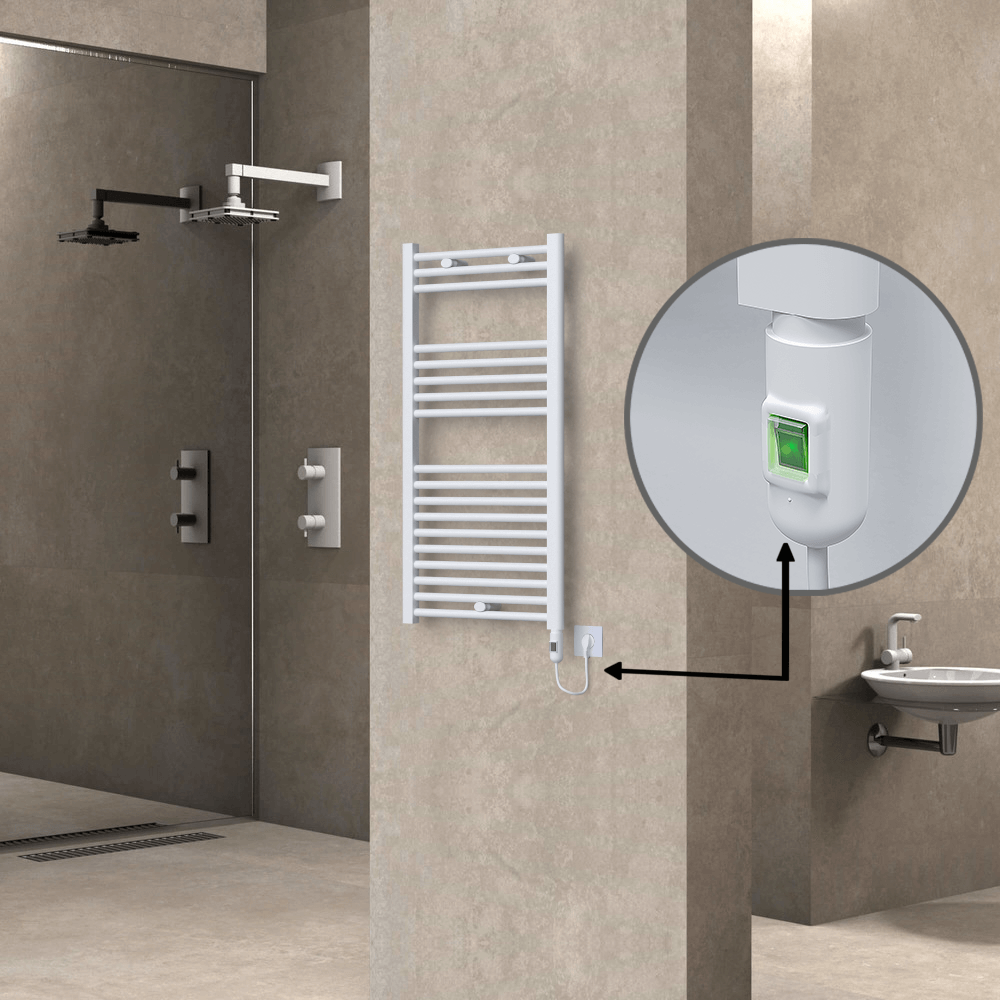 Haiti Elektrikli Havlupan 500x1000 Beyaz (On/Off Düğmeli) 600W - 1
