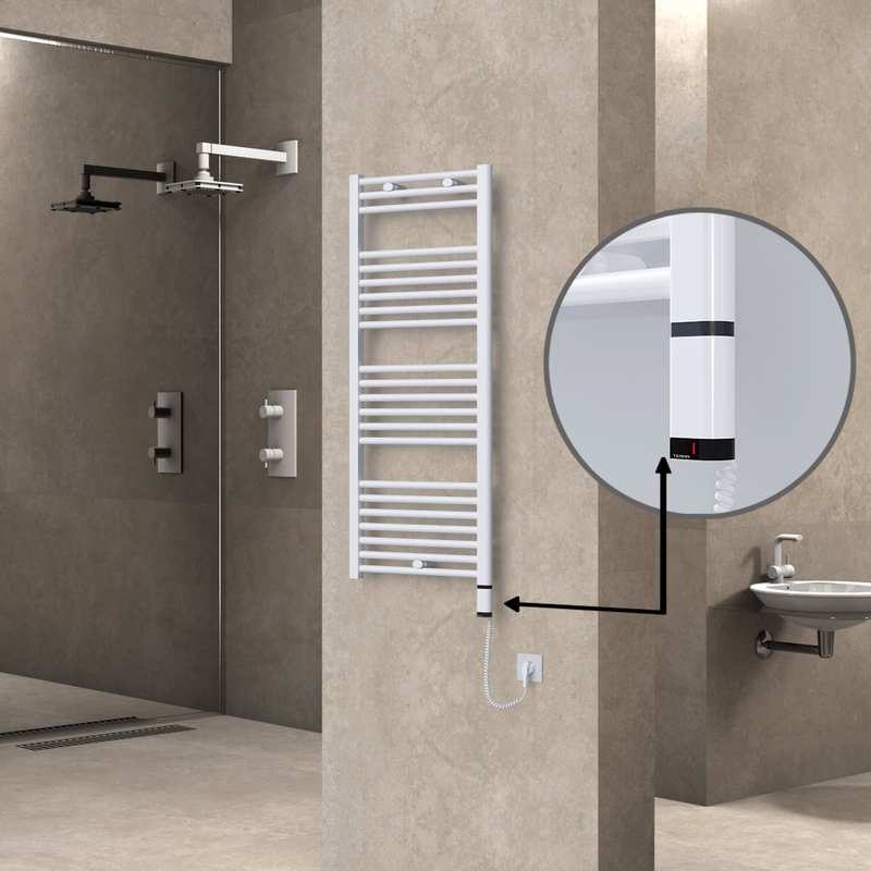 Haiti Elektrikli Havlupan 500x1200 Beyaz (OneD On/Off ) Sağ 600W 