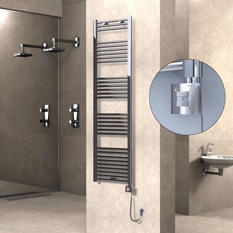 Haiti Sèche Serviettes Electrique 500x1800 Chrome Ktx1 600 Watt Câble en spirale