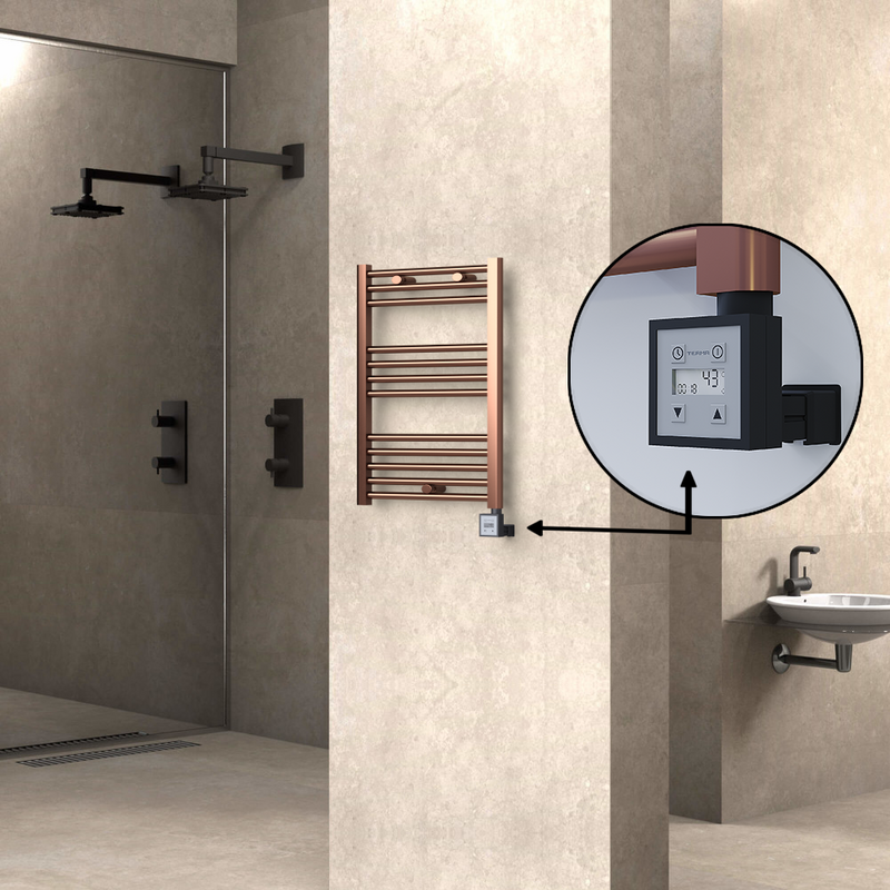 Haiti Elektrikli Havlupan 500x700 Bakır Eskitme (KTX3 Termostat) 200W 