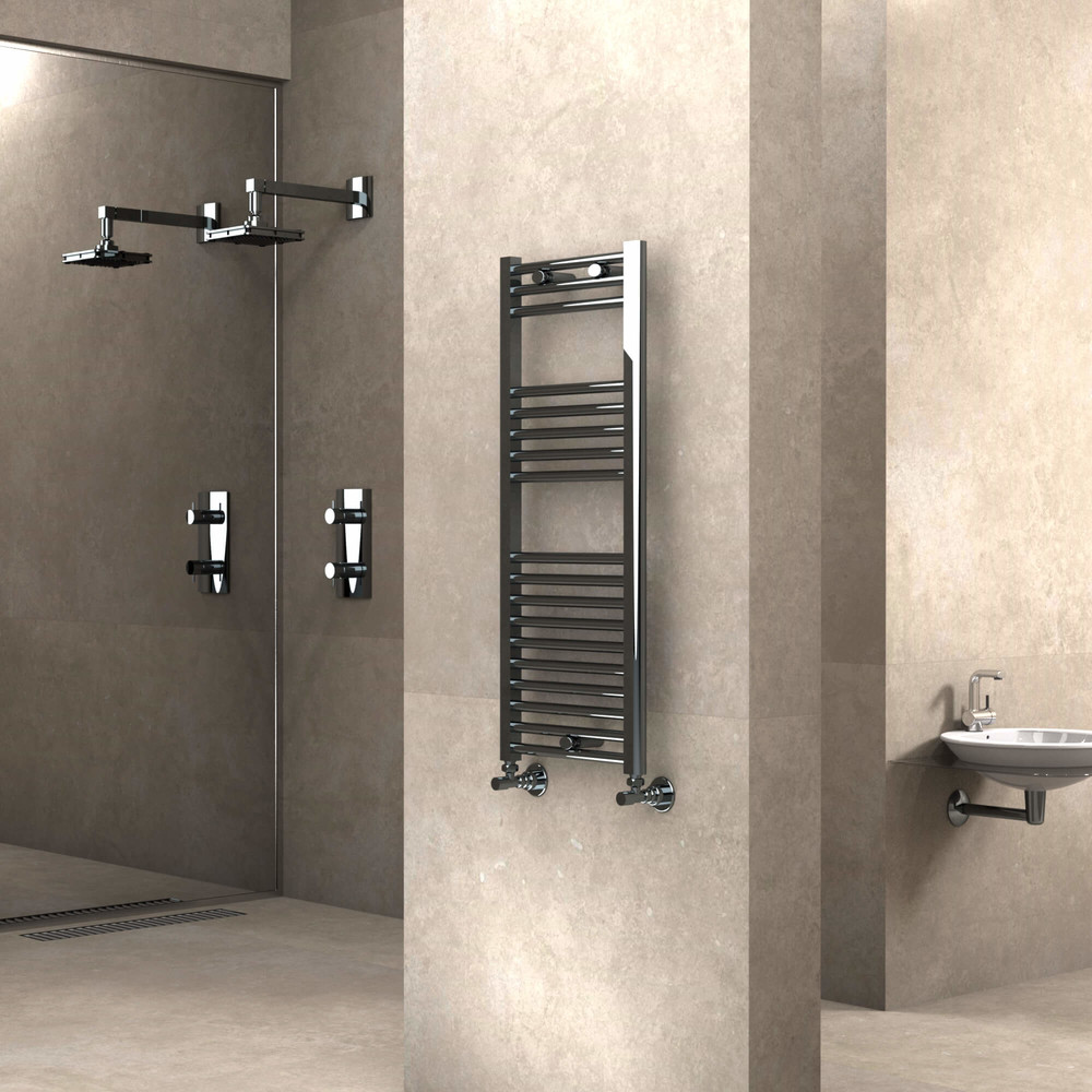 Haiti Towel Warmer 400x1000 Chrome - 1