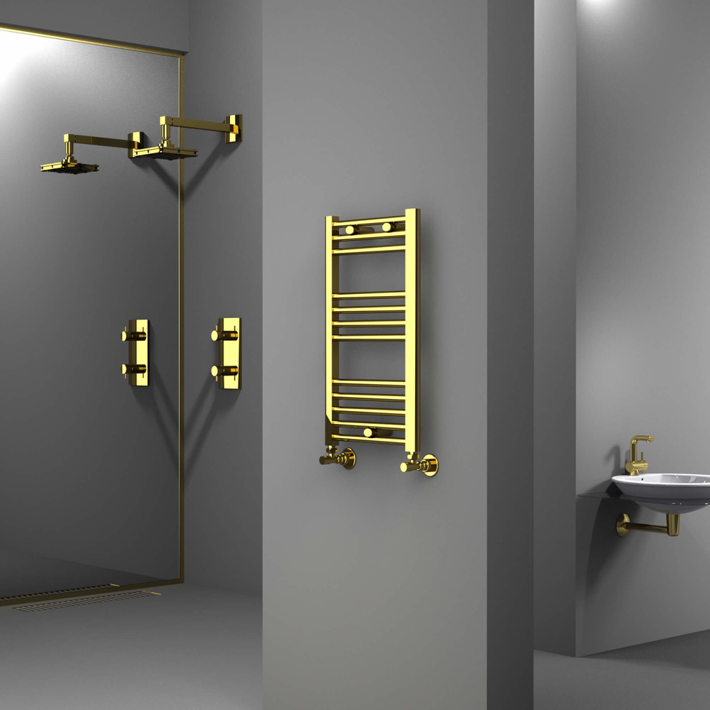 Haiti Towel Warmer 400x700 Gold - 1