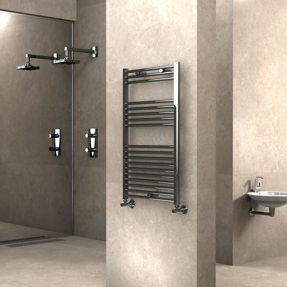 Haiti Towel Warmer 600x1000 Chrome - 1