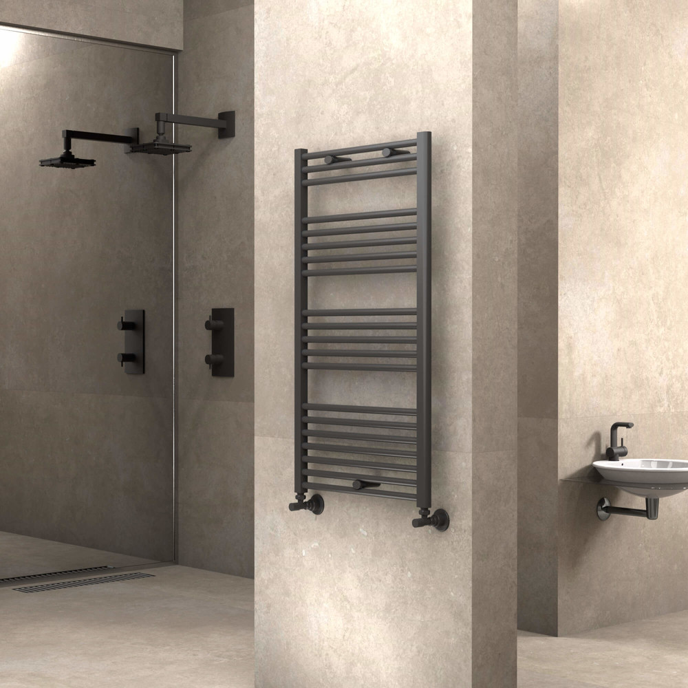 Haiti Towel Warmer 600x1100 Anthracite - 1