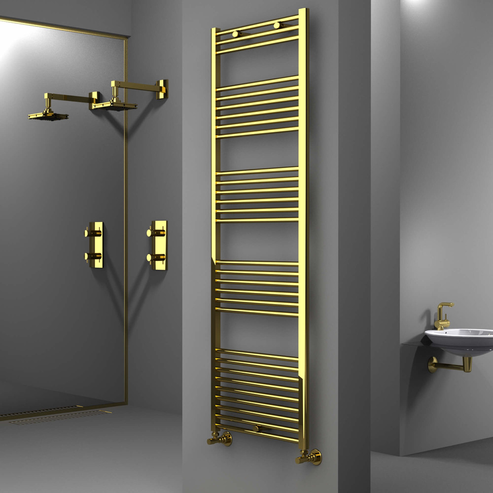 Haiti Towel Warmer 600x1800 Gold - 1
