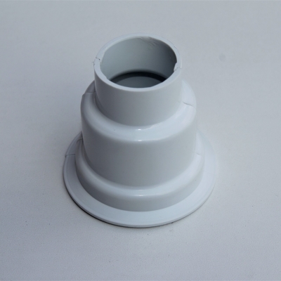 Towel Warmer Tube Hiding Sleeve Plug-In Plastic White