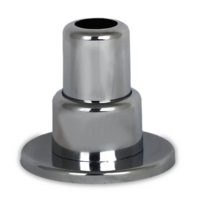 Towel Warmer Tube Hiding Sleeve Stringed Plastic Chrome