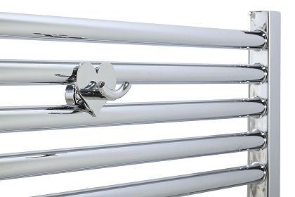 Havlupan Havlu ve Bornoz Askısı H04 Metal Kalpli Krom - 2