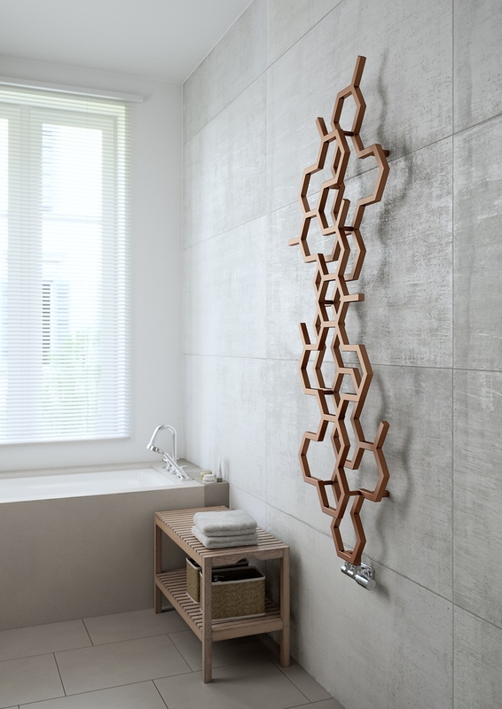 HEX Sèche Serviettes Design 573x1700 Cuivre