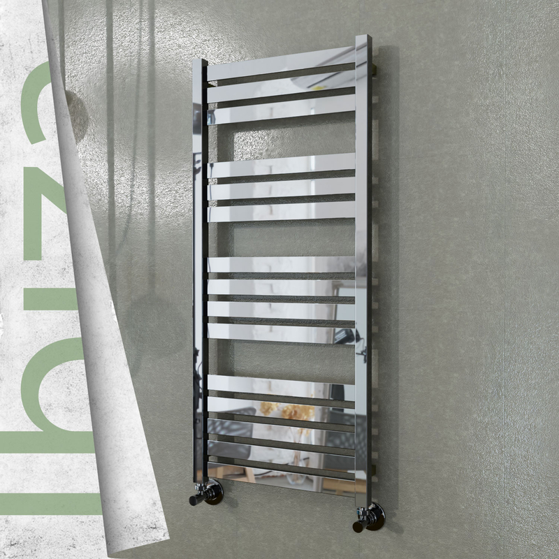 Ibiza Sèche-serviettes en Inox 500x1165 Poli Miroir