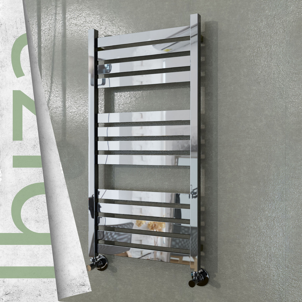 Ibiza Sèche-serviettes en Inox 500x960 Poli Miroir - 1