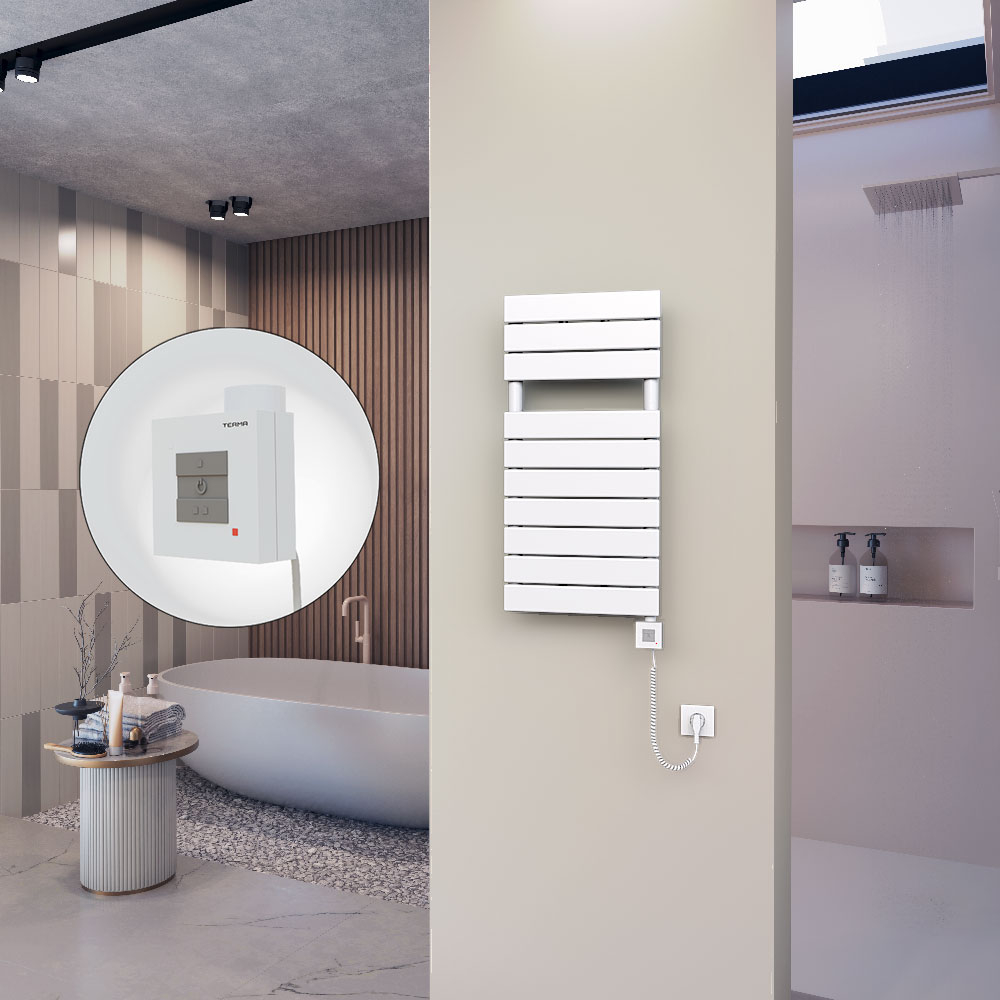 Ibiza Sèche-serviettes en Inox 600x1165 Poli Miroir - 12