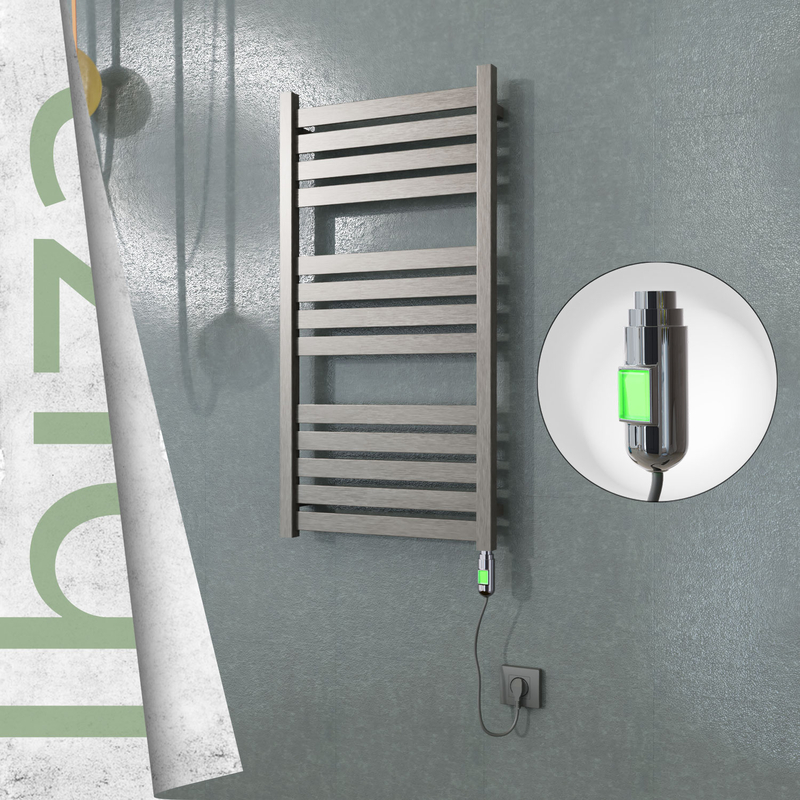 Ibiza Electric Towel Warmer 500x960 Satine Finish (On/Off) 300 W 