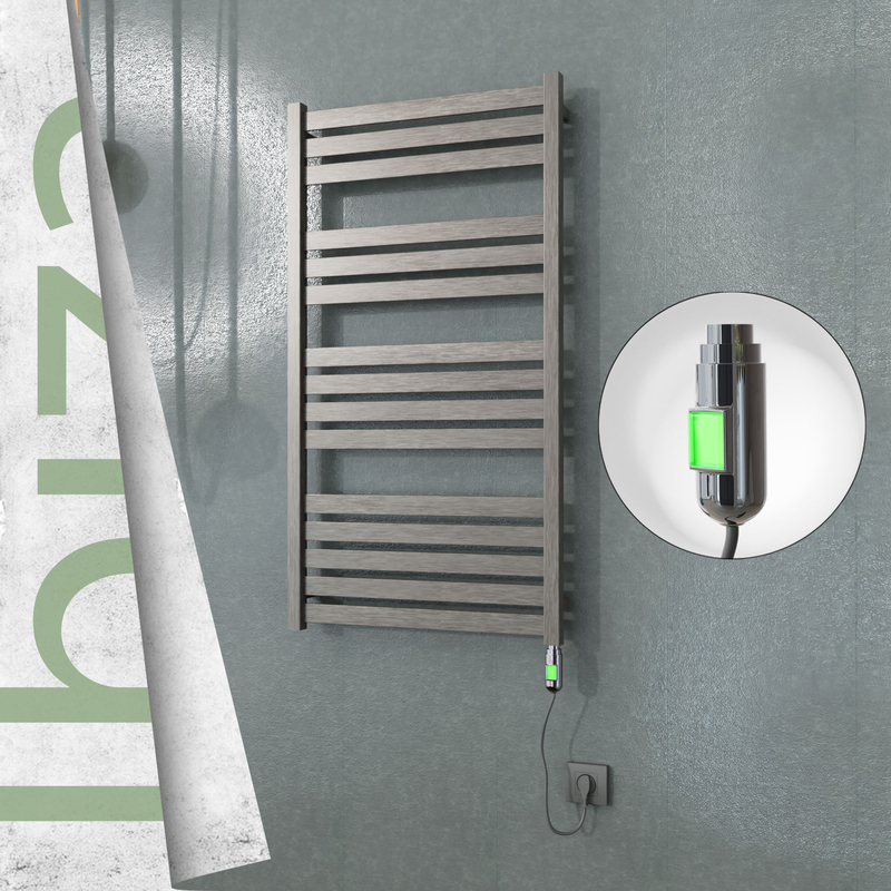 Ibiza Electric Towel Warmer 600x1165 Satine Finish (On/Off) 300 W 