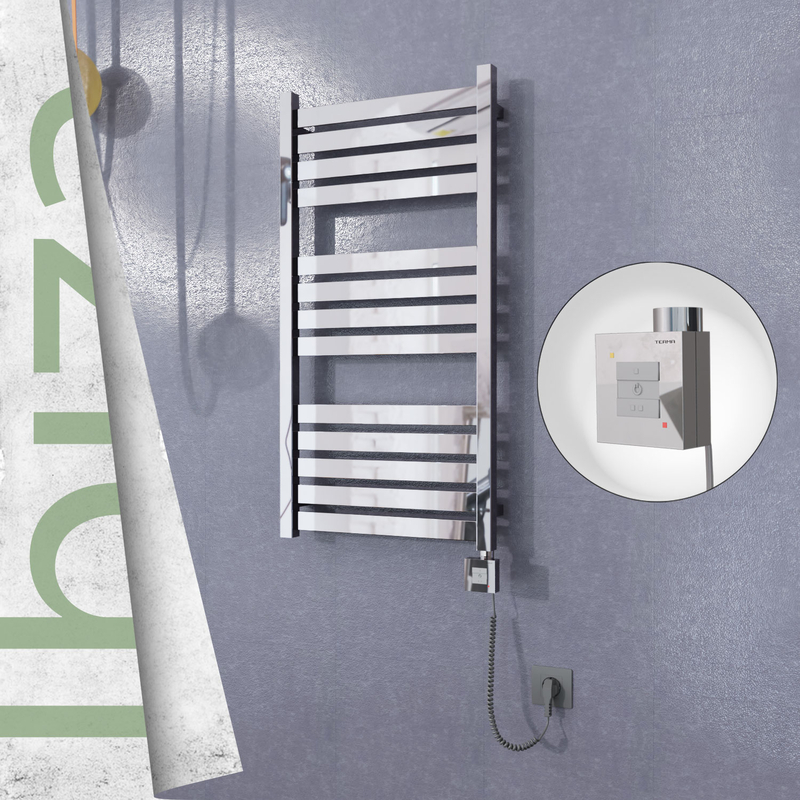 Ibiza Elektrikli Havlupan 500x960 Ayna Polisaj (KTX1 Termostat) 300W Spiral Kablolu