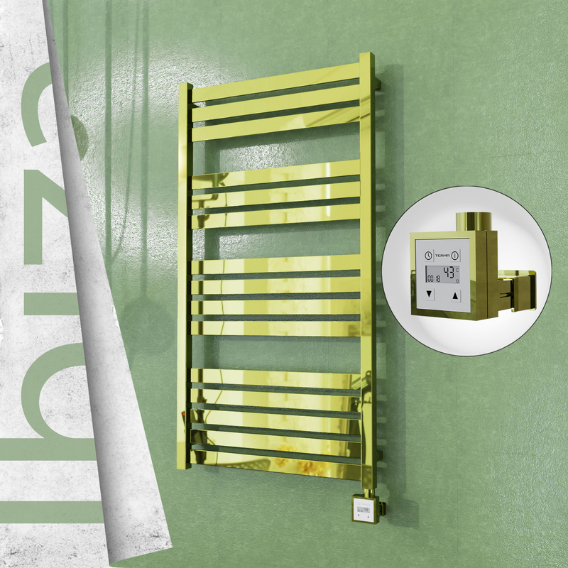 Ibiza Elektrikli Havlupan 600x1165 Altın (KTX3 Termostat) 600W 