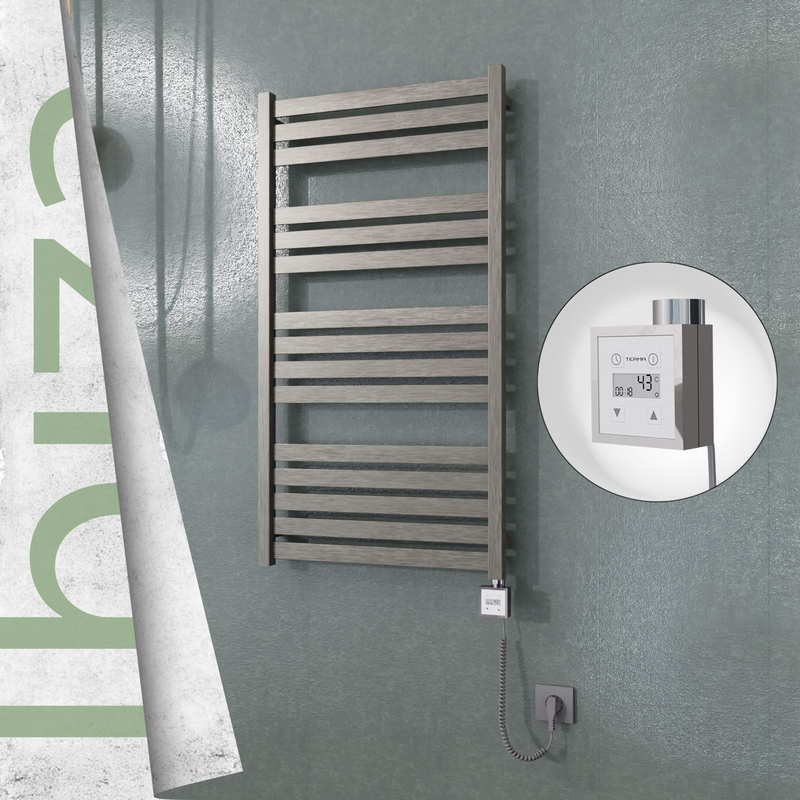 Ibiza Elektrikli Havlupan 600x1165 Satine Polisaj (KTX3 Termostat) 600W Spiral Kablolu