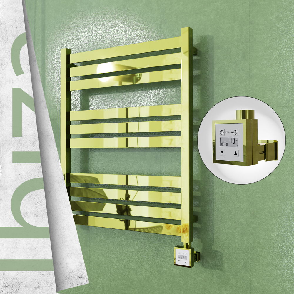 Ibiza Elektrikli Havlupan 600x780 Altın (KTX3 Termostat) 300W - 1