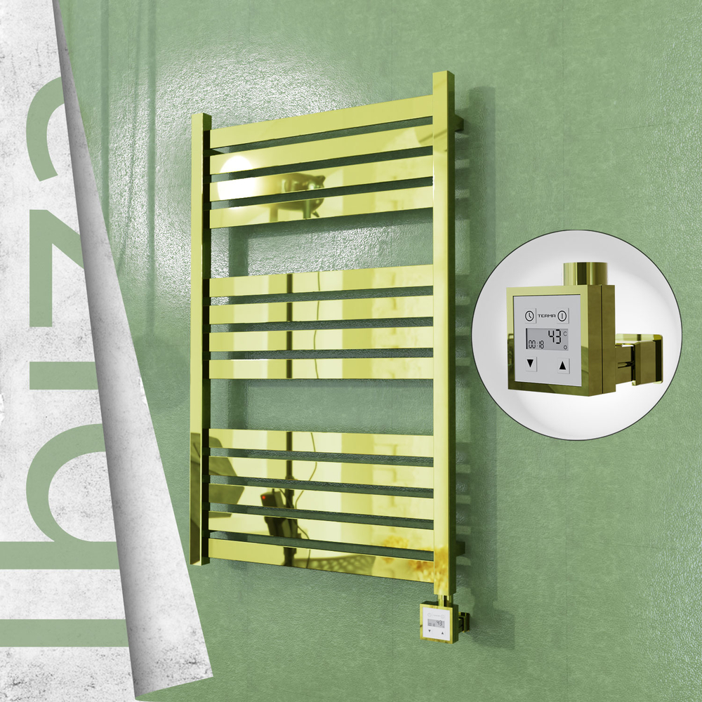 Ibiza Elektrikli Havlupan 600x960 Altın (KTX3 Termostat) 300W - 1