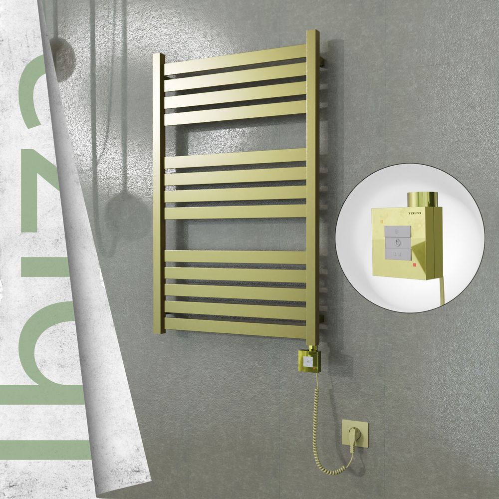 Ibiza Elektrikli Havlupan 600x960 Satine Polisaj (KTX1 Termostat) 300W Spiral Kablolu - 1