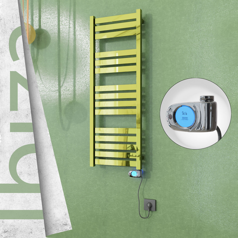 Ibiza Elektrikli Paslanmaz Çelik Havlupan 400x1165 Altın (Musa Termostat) 300W