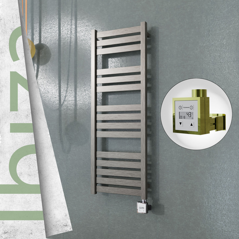 Ibiza Elektrikli Paslanmaz Çelik Havlupan 400x1165 Satin Polisaj (KTX3 Termostat) 300W 