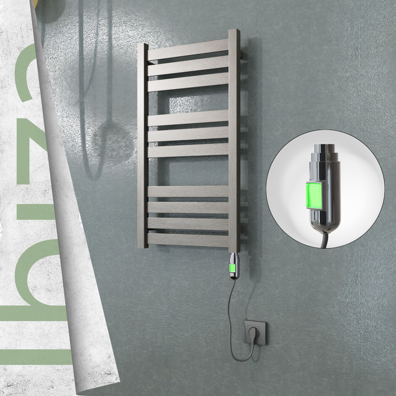 Ibiza Elektrikli Paslanmaz Çelik Havlupan 400x780 Satin Polisaj (On/Off Düğmeli) 200W 