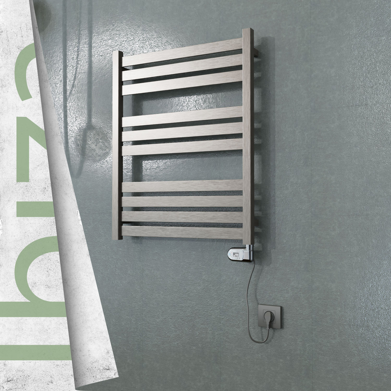 Ibiza Elektrikli Paslanmaz Çelik Havlupan 600x780 Satine Altın (Thesis Termostat) 300W