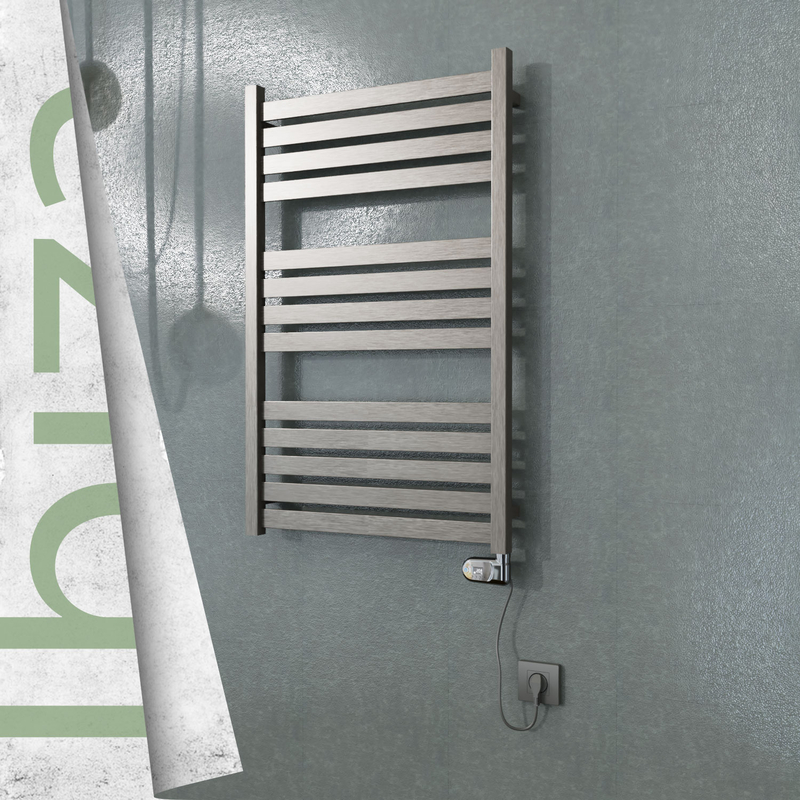 Ibiza Elektrikli Paslanmaz Çelik Havlupan 600x960 Satine Altın (Thesis Termostat) 300W 