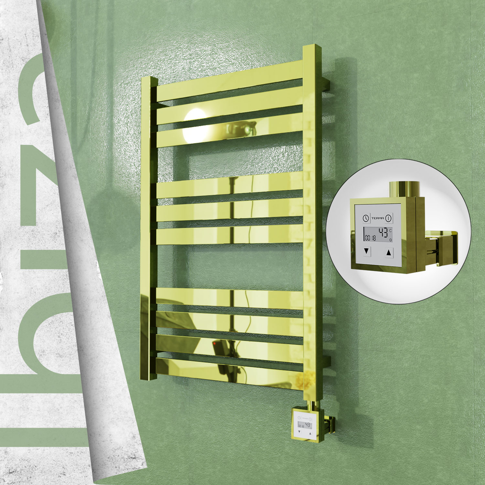 Ibiza Paslanmaz Çelik Havlupan 500x780 Altın (KTX3 Termostat) 300W - 1